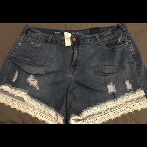 Lane Bryant plus size Girlfriend shorts
